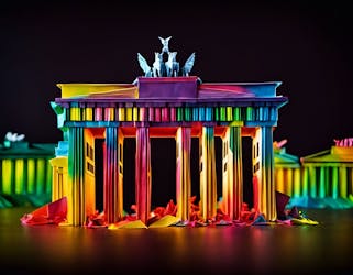 Recorrido fotográfico guiado en autobús por el Festival de las Luces de Berlín